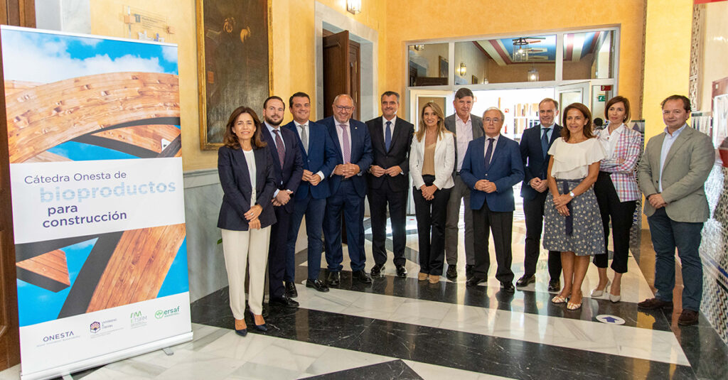 Onesta and the University of Cordoba create the ONESTA Chair of Bioproducts for Construction - Onesta